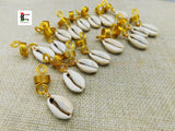 Hair Jewelry Accessories Cowrie Gold Handmade Accessories Set of 16 Black Owned