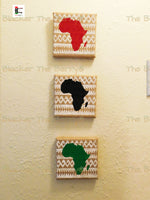 African Wall Art RBG Pan African Home Decor Handmade Hand Panted The Blacker The Berry®