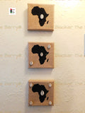 African Wall Art Black Cowrie Handmade Hand Painted The Blacker The Berry®