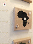 African Wall Art Black Cowrie Handmade Hand Painted The Blacker The Berry®