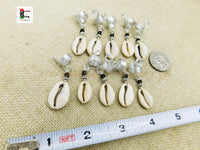 Hair Jewelry Accessories Silver Cowrie Black Silver Handmade Accessories Set of 10 Black Owned