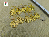 Hair Jewelry Accessories Tree Gold Rings Handmade Accessories Set of 10 Black Owned