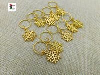 Hair Jewelry Accessories Snowflakes Gold Rings Handmade Accessories Set of 10 Black Owned