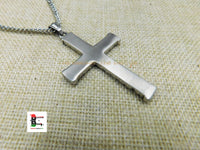 Stainless Steel Cross Stainless Steel Jewelry Necklace 24 Inch Hypoallergenic