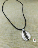 African Cowrie Shell Necklace Adjustable Large Women Men Black Owned Jewelry