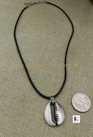 African Cowrie Shell Necklace Adjustable Large Women Men Black Owned Jewelry
