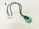 Natural Stone Necklace Green Aventurine Jewelry Adjustable