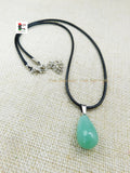 Stone Necklace Green Aventurine Jewelry Adjustable