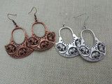 Elephant Earrings Silver Copper Women Jewelry