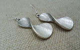 Silver Earrings Twisted Women Jewelry Sale