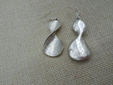 Silver Earrings Twisted Women Jewelry Sale