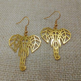 Elephant Earrings Stainless Steel Silver Gold Jewelry