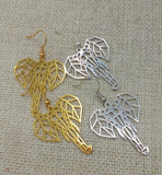 Elephant Earrings Stainless Steel Silver Gold Jewelry