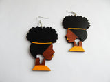 Afro Earrings Natural Hair African Jewelry Wooden The Blacker The Berry®