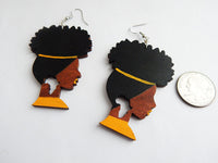 Afro Earrings Natural Hair African Jewelry Wooden The Blacker The Berry®