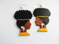 Afro Earrings Natural Hair African Jewelry Wooden The Blacker The Berry®