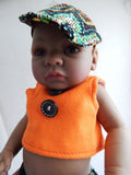 African Doll Baby Boy Doll Black lifelike realistic African American