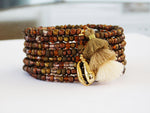 Ethnic Beaded Bracelets Jewelry Tassel Cowrie Shell Women Christmas
