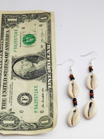 Cowrie Shell Earrings African Jewelry Ethnic Women