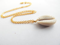 Cowrie Shell Necklace Gold African Ethnic Jewelry The Blacker The Berry®