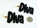 Diva Earrings Black Jewelry Ethnic Black Owned Business Gifts
