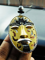 Afrocentric Car Accessory Car Hanger Gold Silver Black Ethnic