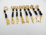 Personalized Hair Jewelry Gold Black Loc Hair Accessories Beaded Locs Twist Braids