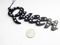 Bling Queen Car Charm Black Car Accessories Queen Rear View Mirror Black Afrocentric Car Charms Large African
