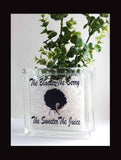 The Blacker the Berry the Sweeter The Juice Glass Block Decor Rocks Planter