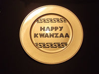 Decorative Kwanzaa Charger Plate Afrocentric Home Decor