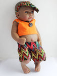 African Doll Baby Boy Doll Black lifelike realistic African American