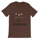 Unisex short sleeve Melanin t-shirt