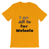 Unisex short sleeve Melanin t-shirt