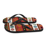 Tribal print Flip-Flops, footwear