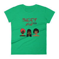 Sexy AF African Women's short sleeve t-shirt tee