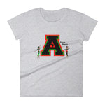 Women's short sleeve African Beauty Collegiate t-shirt