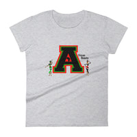 Women's short sleeve African Beauty Collegiate t-shirt