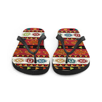 Tribal print Flip-Flops, footwear