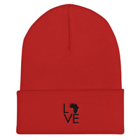 Africa Love Cuffed Beanie
