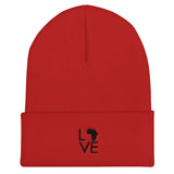 Africa Love Cuffed Beanie