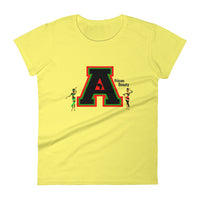 Women's short sleeve African Beauty Collegiate t-shirt