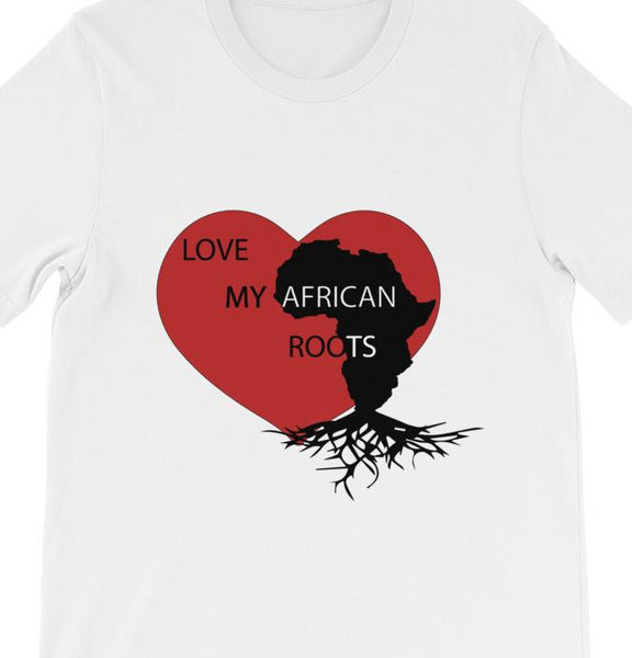 Men's short sleeve Love My African Roots t-shirt