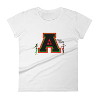 Women's short sleeve African Beauty Collegiate t-shirt