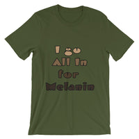 Unisex short sleeve Melanin t-shirt