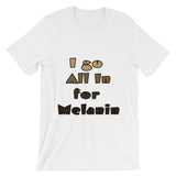 Unisex short sleeve Melanin t-shirt