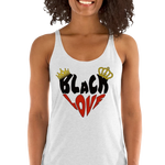 Black Love Women's Racerback Tank