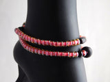 Pink Anklet Beaded Summer Jewelry Women