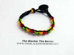 Rasta Anklet Beaded Leather Summer Jewelry