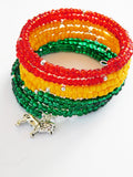 Rasta Beaded Bracelet Ethnic Jewelry Women African