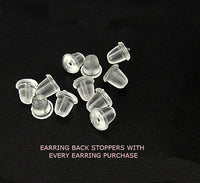 Gye Nyame Earrings African Jewelry Afrocentric Black